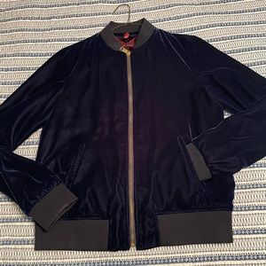 Tommy hilfiger velvet jacket navy blue